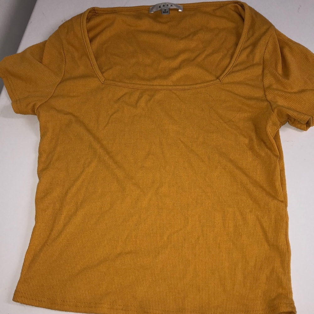 Yellow crop top just bought